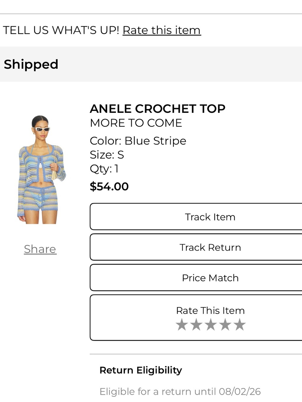 NWT MORE TO COME ANELE CROCHET SET - Picture 6 of 8